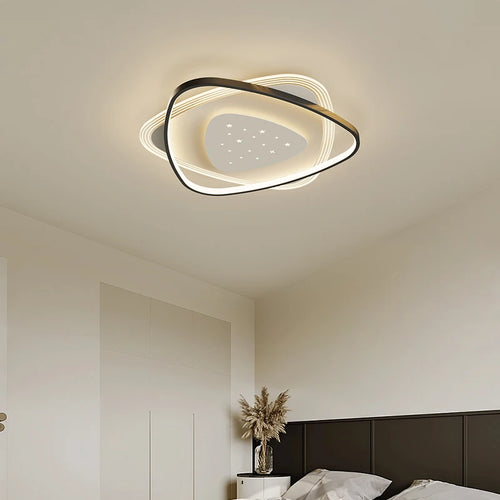 Modern minimalist LED ceiling light for elegant interiors - vue 5 sur 8