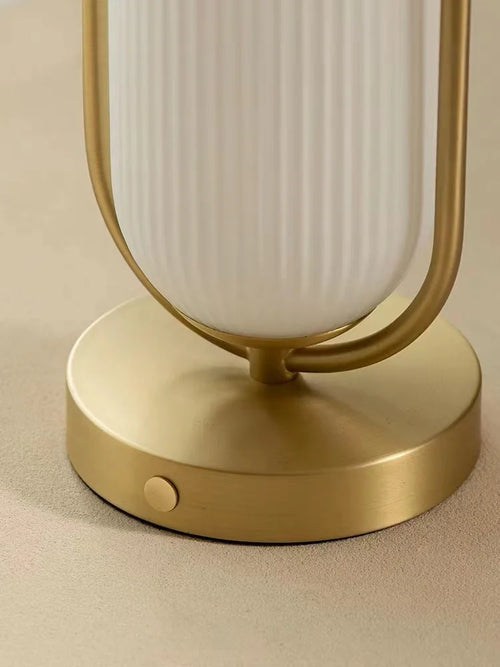 Modern nordic glass portable decorative lamp - vue 5 sur 10