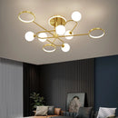 Modern glass LED chandelier
