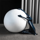 Creative artistic humanoid balloon design table lamp