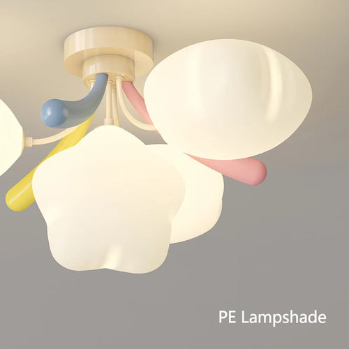 romantic colorful star chandelier for children's lighting - vue 7 sur 9