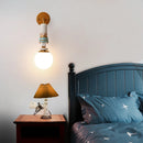 Decorative children's wall light cartoon American soldier
