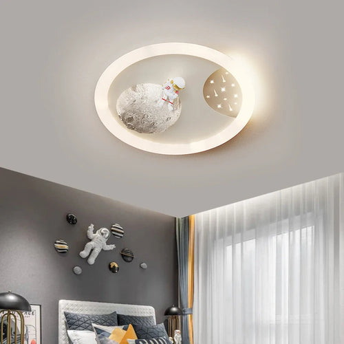 Modern LED ceiling light for elegant indoor lighting - vue 4 sur 7