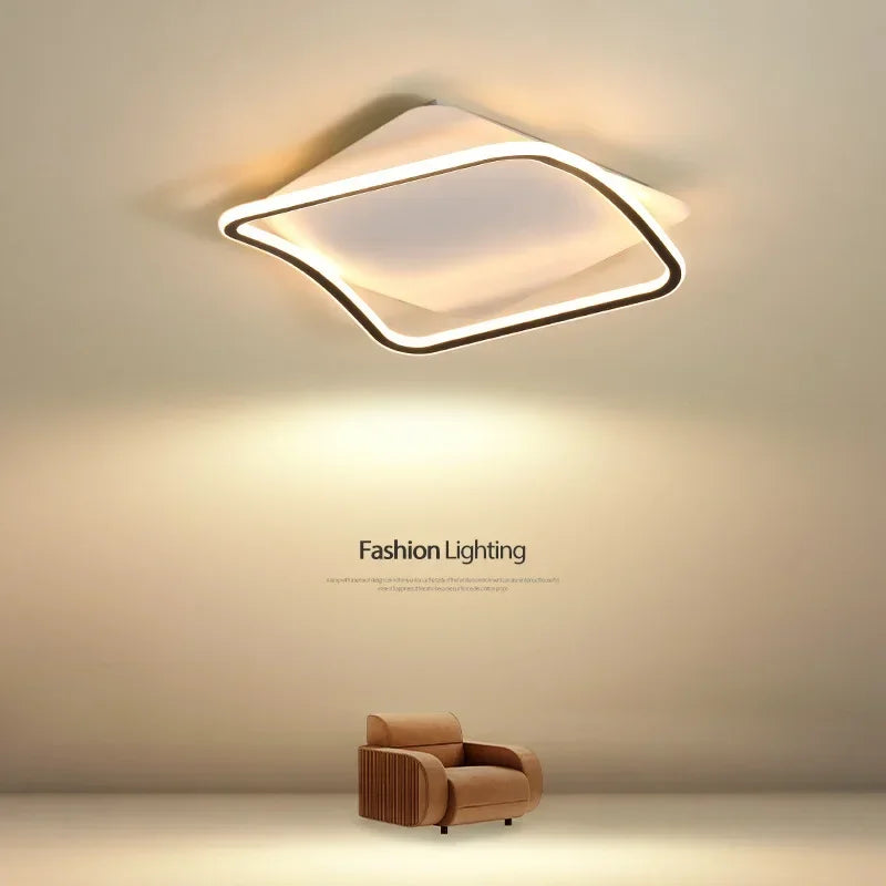 Modern simple LED chandelier for various decorative uses