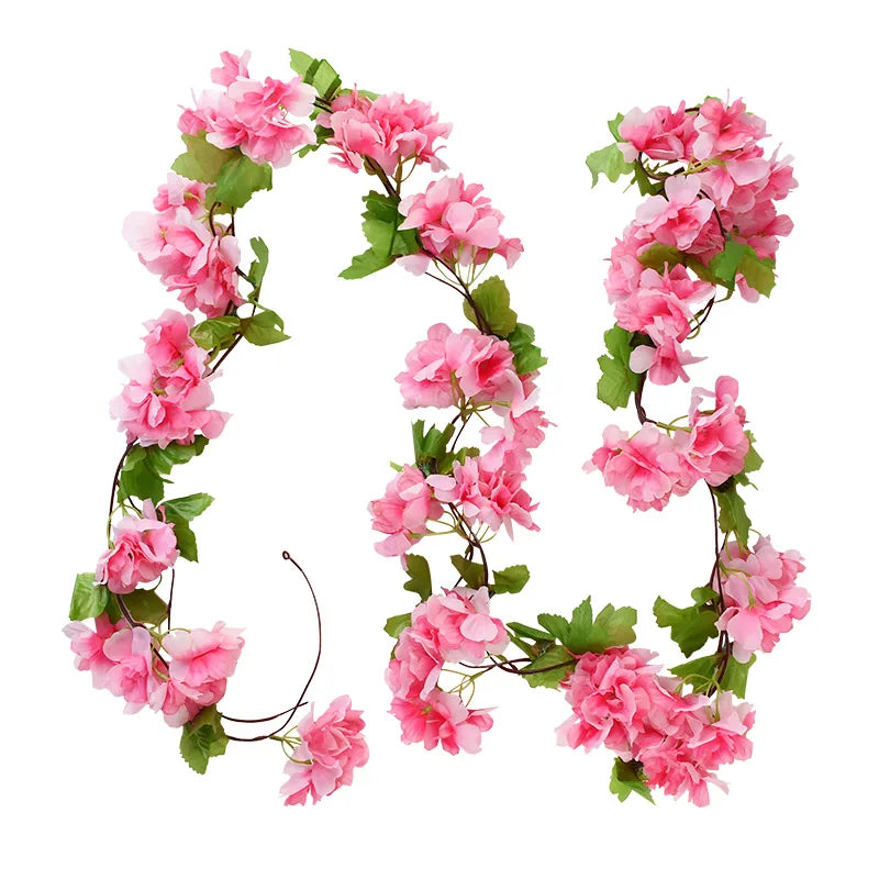 Artificial wisteria garland for floral and festive decoration - vue 19 sur 32