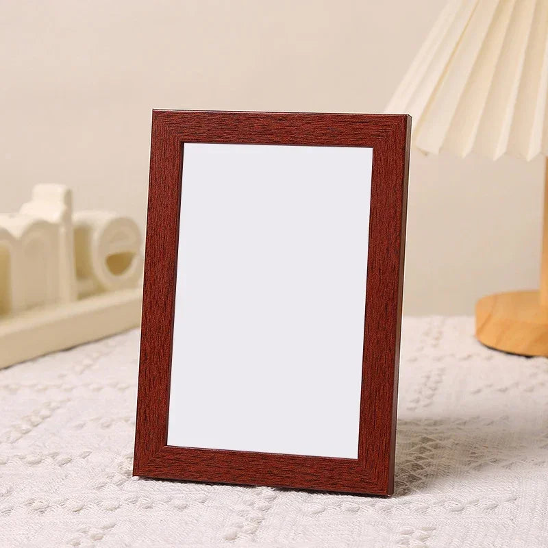 Wooden photo frame for family portraits and weddings