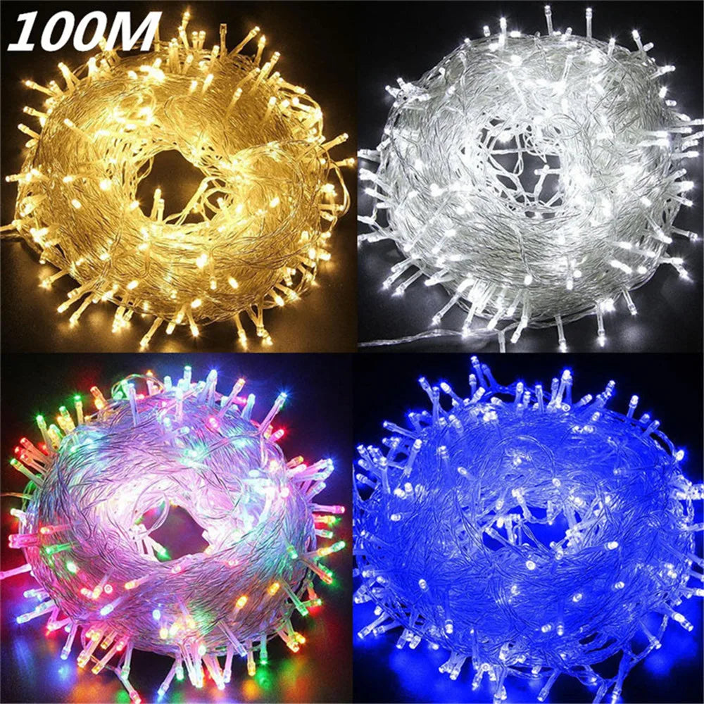 Decorative LED string lights for Christmas tree, wedding, indoor and outdoor