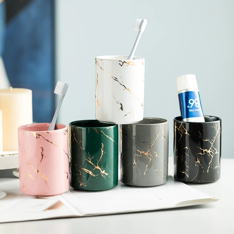 creative ceramic cup for brushing and gargling