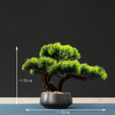 Artificial bonsai tree for indoor decoration and landscaping