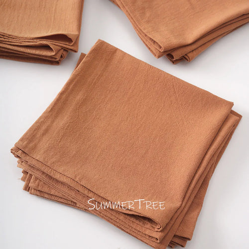 Set of 12 vintage washed cotton napkins