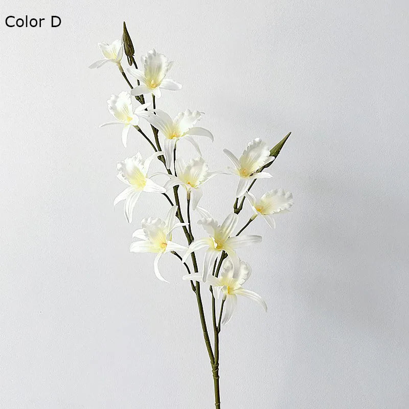 Luxury artificial orchids for Christmas, weddings and autumn decorations - vue 7 sur 7