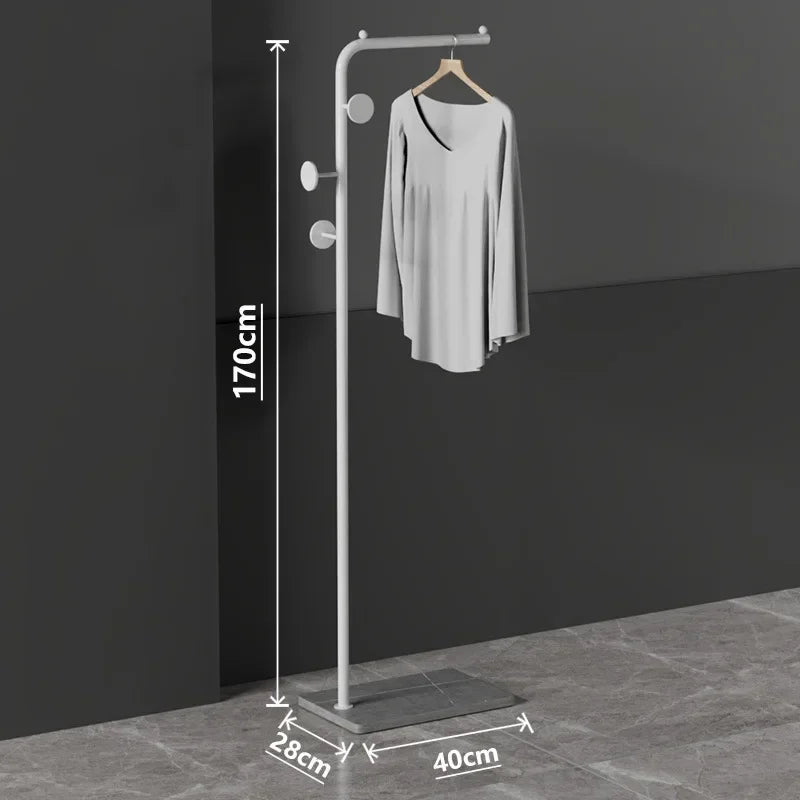 lightweight and modern Nordic clothes rack for stylish storage - vue 40 sur 41