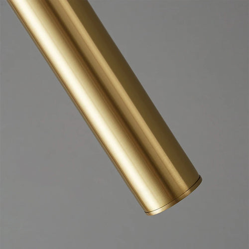 Luxury copper LED wall light with adjustable height and warm ambience - vue 5 sur 7