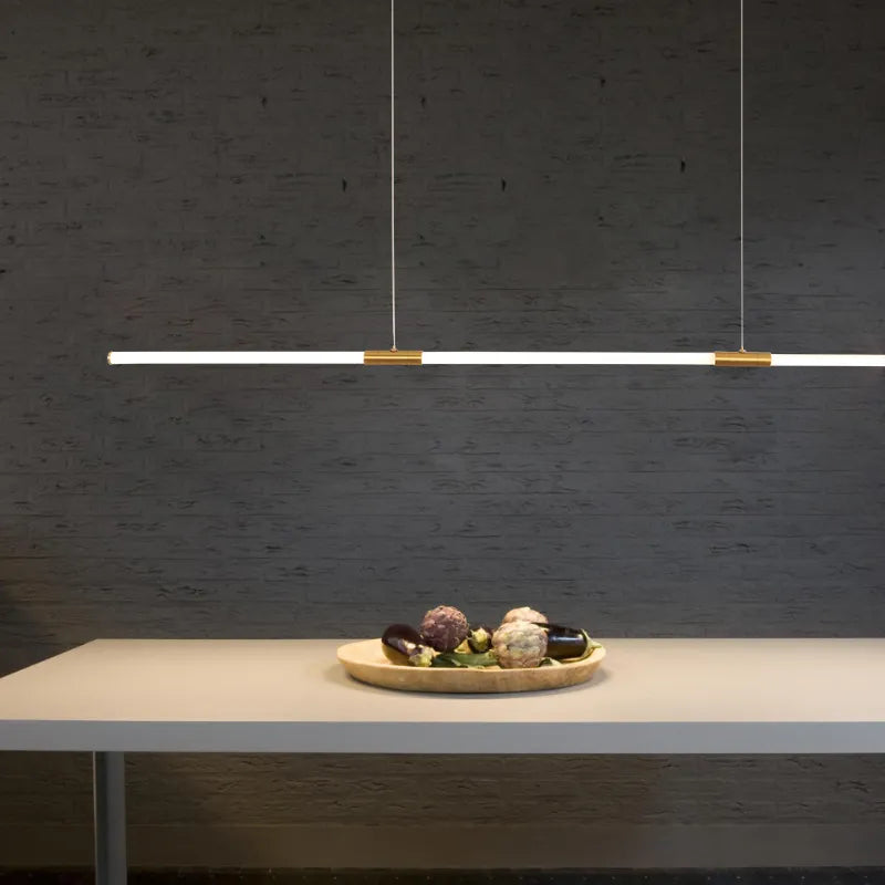 Modern copper finish designer LED pendant light