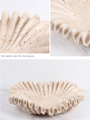 Modern wabi-sabi style marble storage tray artistic décor
