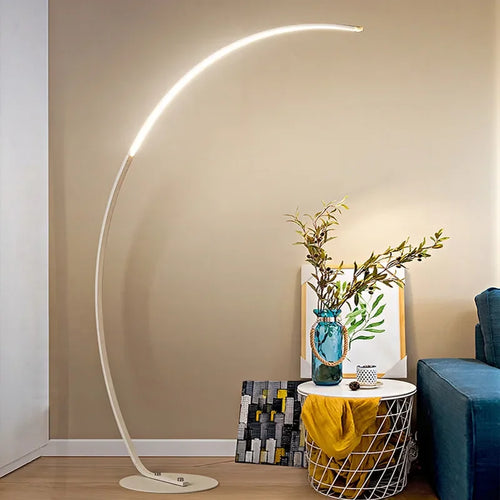 Minimalist modern LED floor lamp - vue 6 sur 8