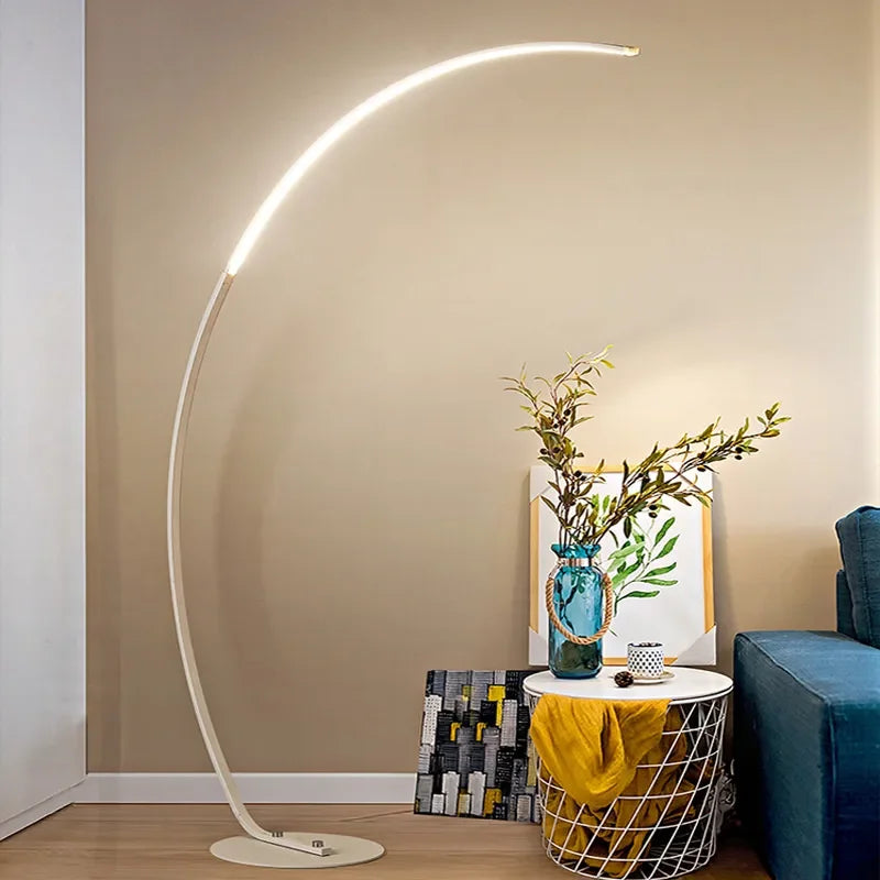 Minimalist modern LED floor lamp - vue 5 sur 8