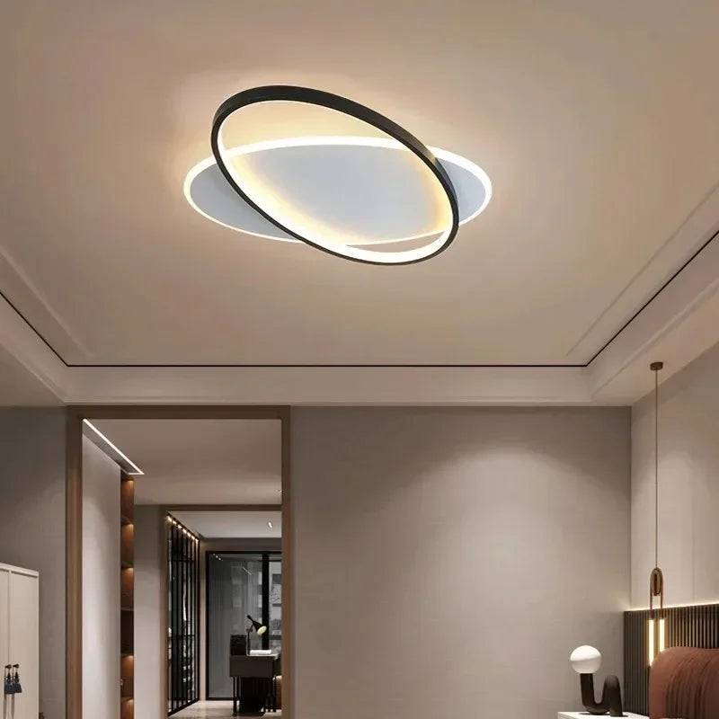 Modern LED ceiling light for home interior decoration - vue 5 sur 15