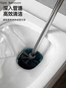 Toilet and bathroom cleaning brush accessories