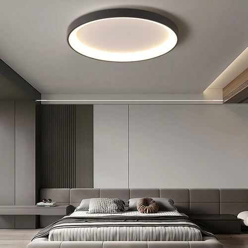 Modern minimalist LED chandelier for trendy interiors 2023 - vue 5 sur 12