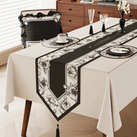 Vintage floral country style table runner