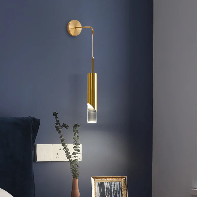 Modern luxury wall light for bedroom - vue 2 sur 8