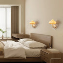 Cream mushroom wall light nordic designer indoor outdoor