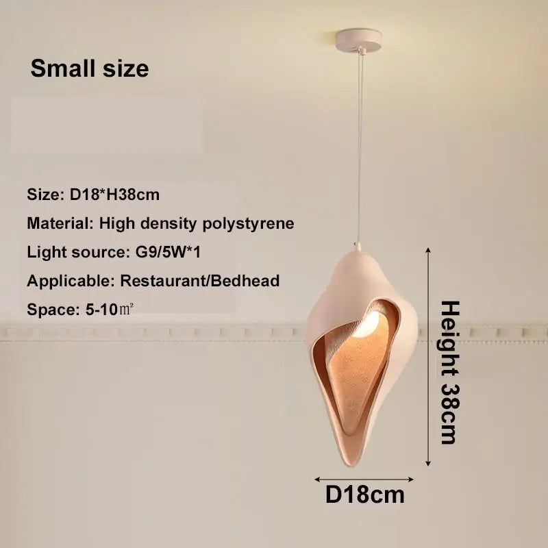 Nordic wabi sabi conch chandelier for interior decoration