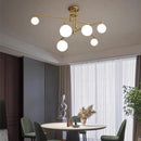 Modern glass chandelier nordic style for interior decor