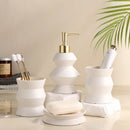 set of 4 ceramic bathroom bottles
