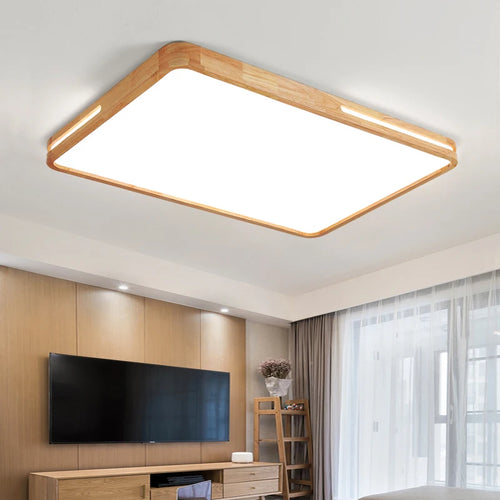 Modern log style ceiling light combination for living room