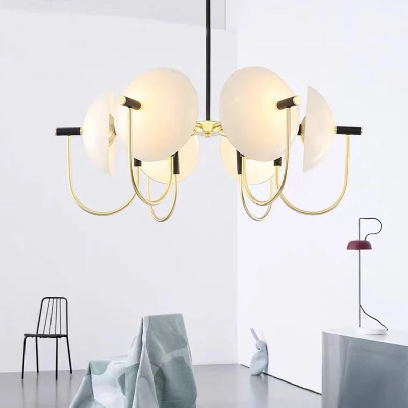 Creative medieval minimalist style glass bedside lamp