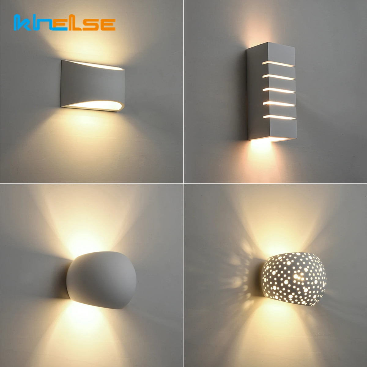 Modern creative decorative gypsum wall light