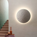 Decorative moon wall light with creative design and modern LED lighting