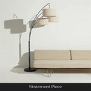Minimalist American rotating LED floor lamp