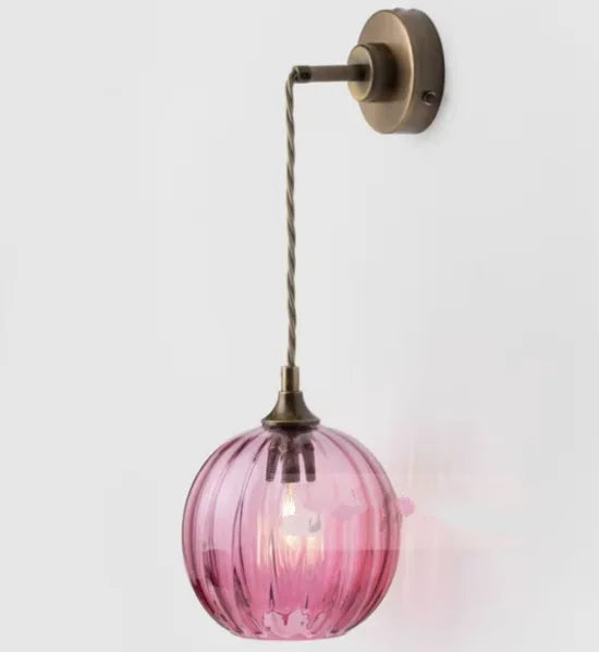 Nordic style glass wall light for interior decoration - vue 10 sur 13