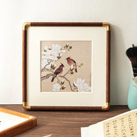 Solid wood photo frame for elegant wall decor