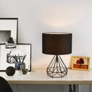 Creative nordic retro geometric table lamps for interior decoration