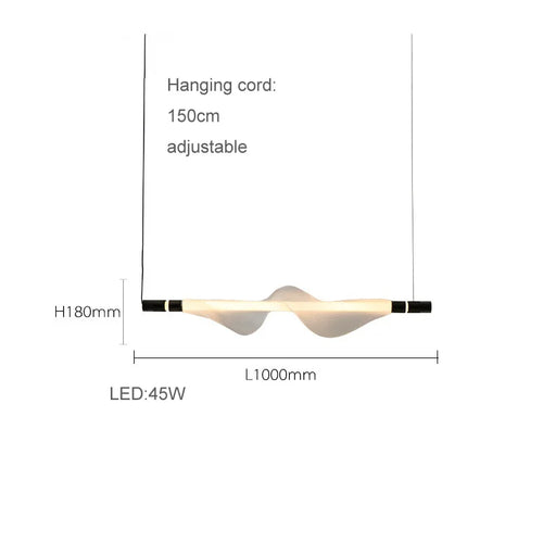 Modern artistic acrylic LED chandelier pendant light - vue 13 sur 18