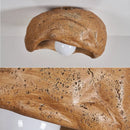 Resin ceiling light Japanese wabi-sabi luminous and silent style