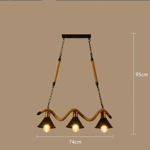Vintage country style pendant light for a warm atmosphere
