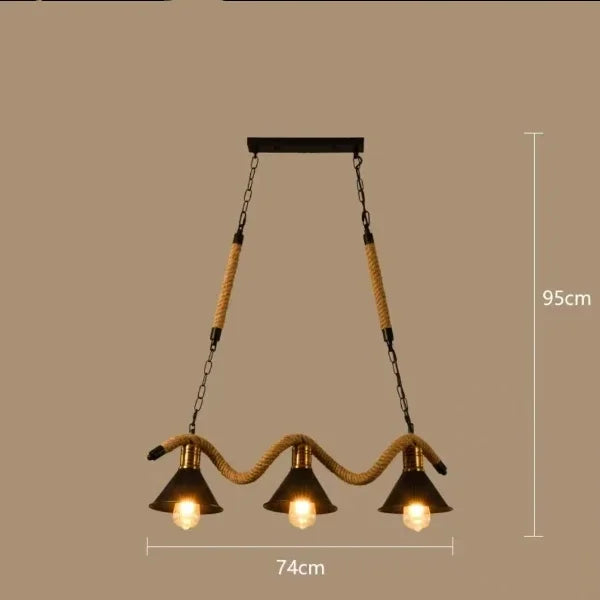 Vintage country style pendant light for a warm atmosphere