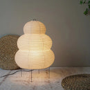 Japanese style rice paper tripod table lamp, creative desk lamp for living room, study, or bedroom, E27