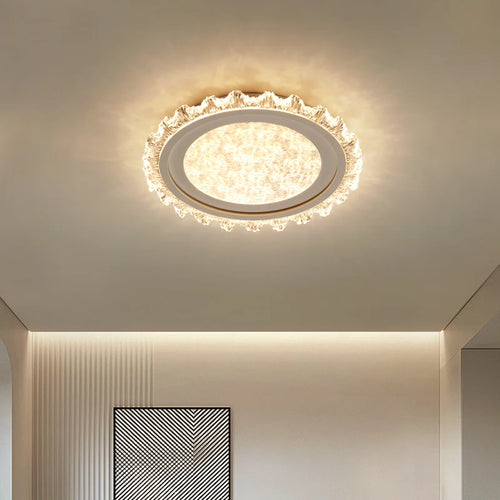Modern crystal ceiling light for elegant decorative lighting - vue 3 sur 18