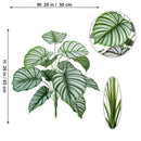 Artificial monstera plant with realistic leaves for indoor decoration