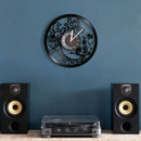 vinyl wall clock for nail and beauty salon