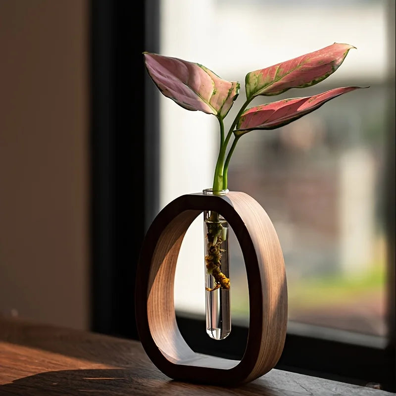 solid wood utensil for creative and simple flower arrangement