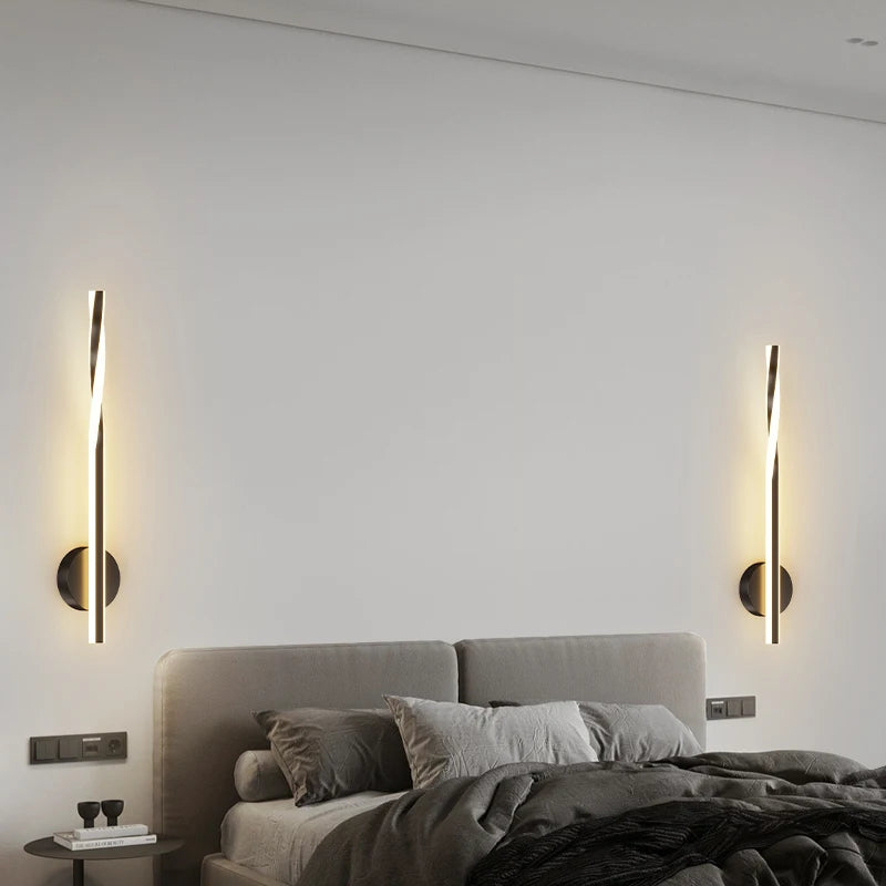 Minimalist LED wall light for modern indoor lighting
