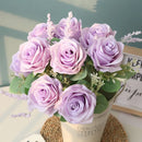Artificial rose bouquet for weddings and home decor