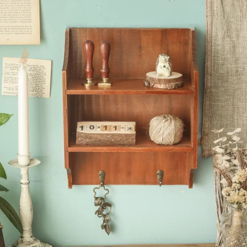 decorative wall key holder with practical key hook